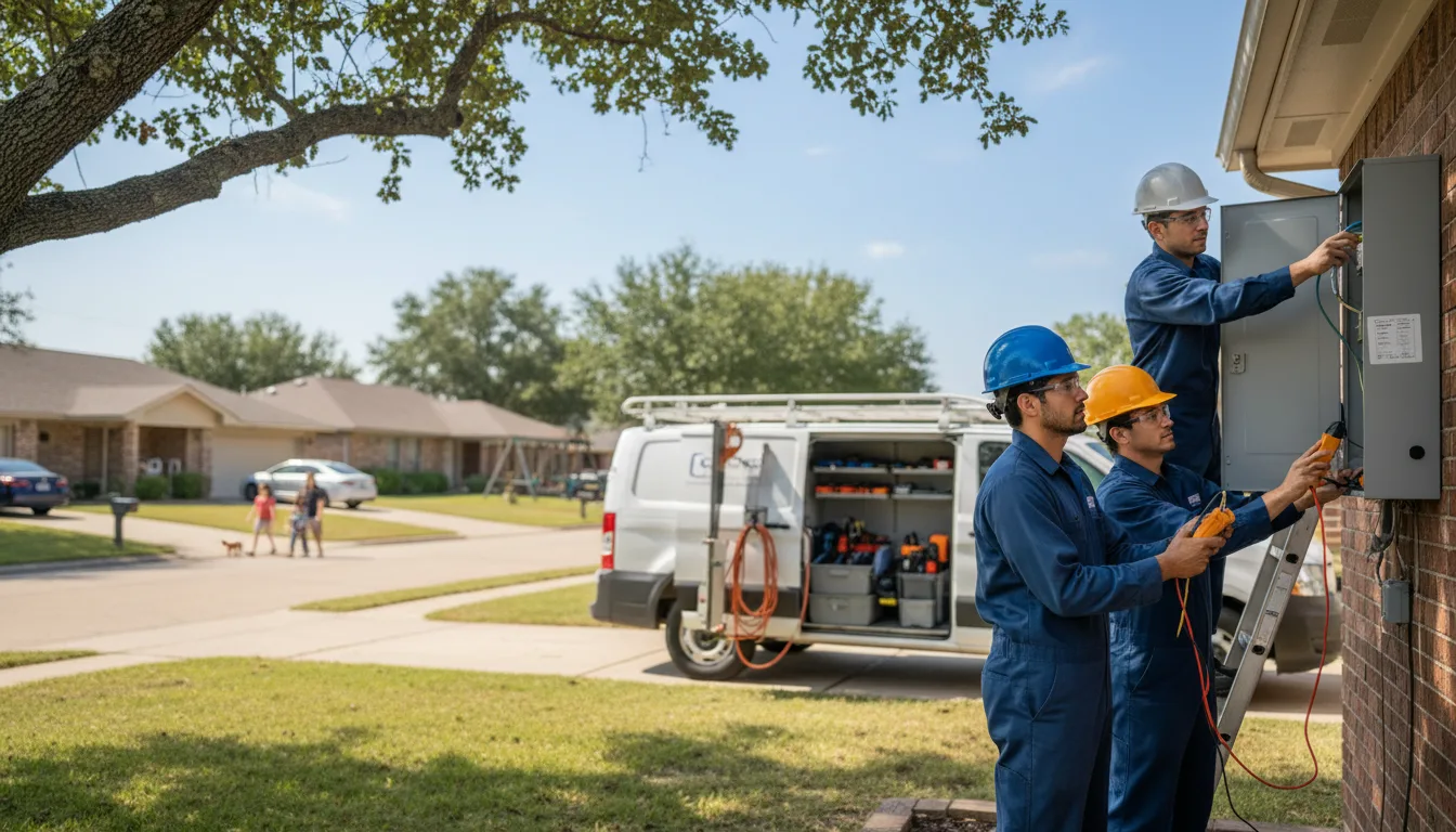 Certified electrician providing emergency electrical services in Ord, NE